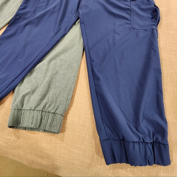 Hanes Comfort Fit Joggers 3XL Lot of 2 Navy Grey Stretch Waist Pockets - Picture 16 of 16